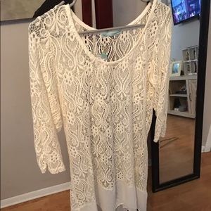 Maurice’s lace tunic